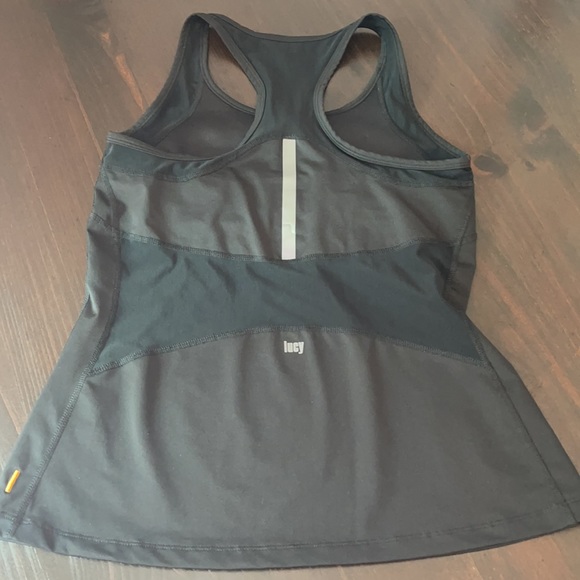 Lucy Racerback Workout Tank Top Shelf Bra Size M - Picture 6 of 11